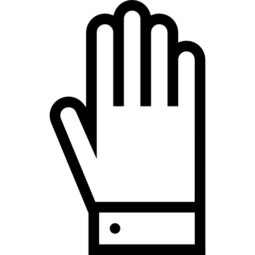 handschuh Coloring Lineal icon