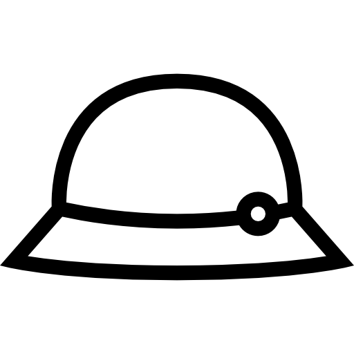 chapeau Coloring Lineal Icône