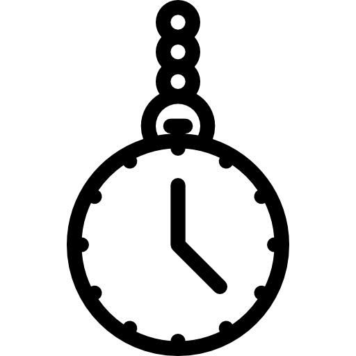 taschenuhr Coloring Lineal icon