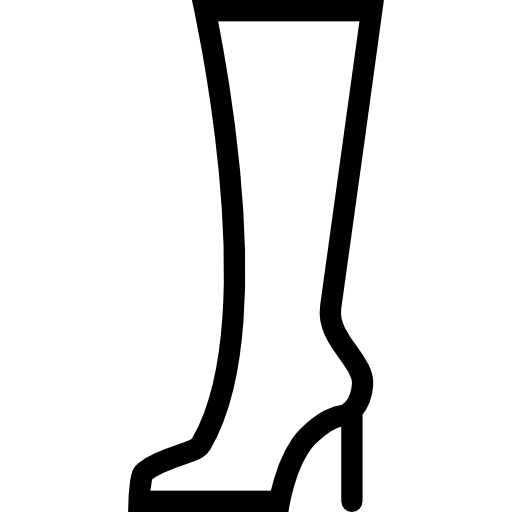 High heel Coloring Lineal icon