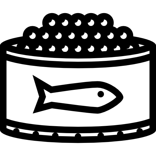 caviar Coloring Lineal Ícone