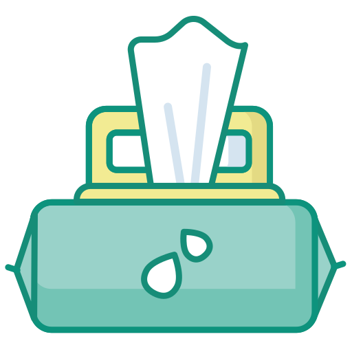 Wet wipes Generic Outline Color icon
