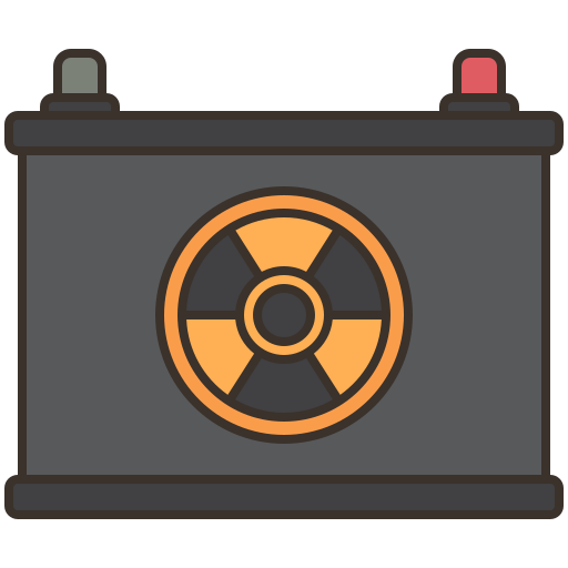 Battery Amethys Design Lineal Color icon