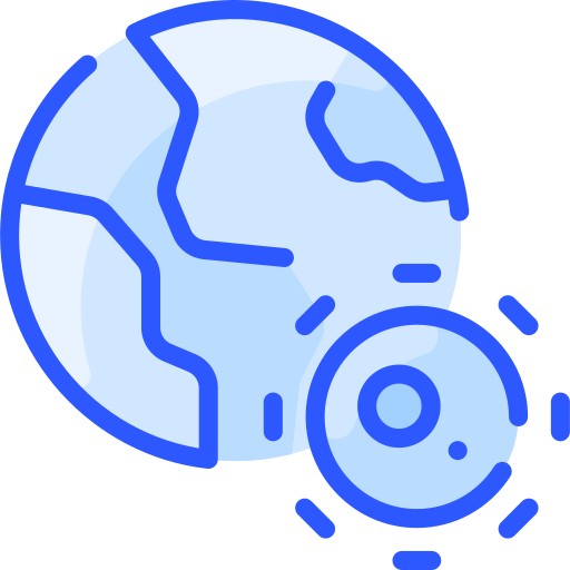 Earth Vitaliy Gorbachev Blue icon