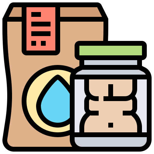 Whey protein Meticulous Lineal Color icon