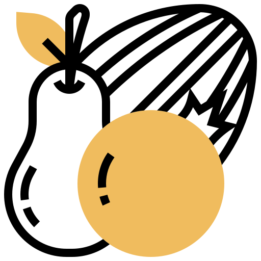 과일 Meticulous Yellow shadow icon