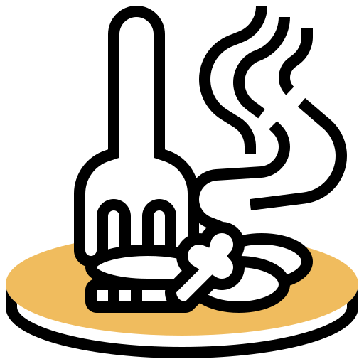 wegetariański Meticulous Yellow shadow ikona