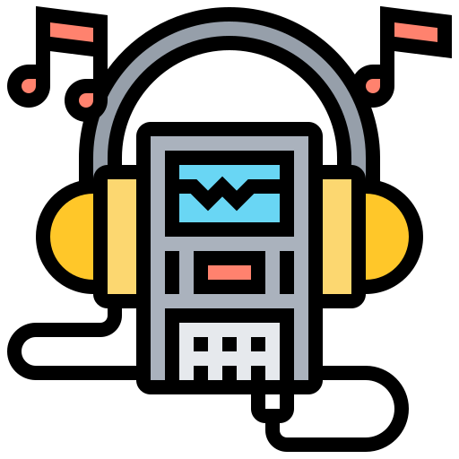 Music player Meticulous Lineal Color icon