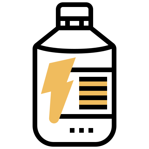 energiedrank Meticulous Yellow shadow icoon
