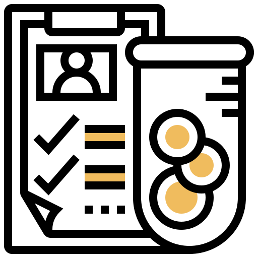 blutbildtest Meticulous Yellow shadow icon