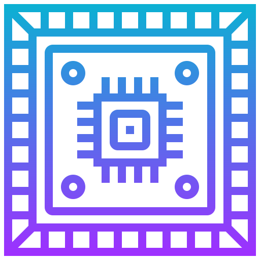 Microprocessor Meticulous Gradient icon