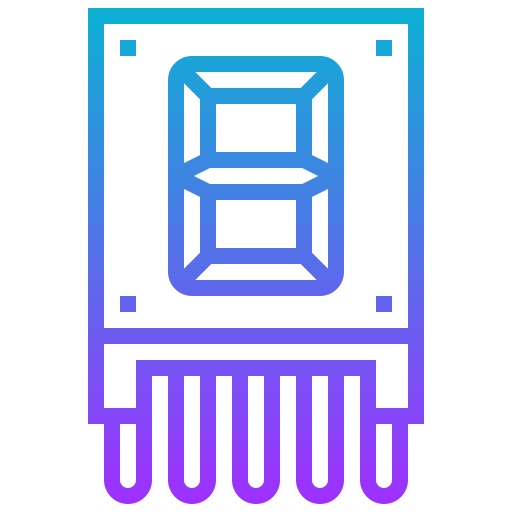 led Meticulous Gradient icon