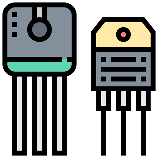 Transistor Meticulous Lineal Color icon