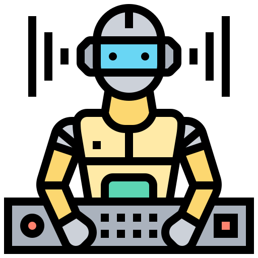 roboter Meticulous Lineal Color icon