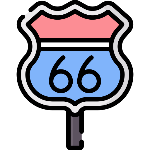 国道66号線 Special Lineal color icon