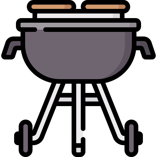 Barbecue grill Special Lineal color icon