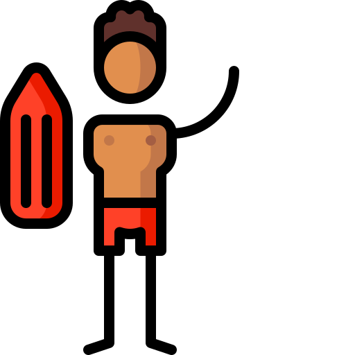 Lifeguard Puppet Characters Lineal Color icon