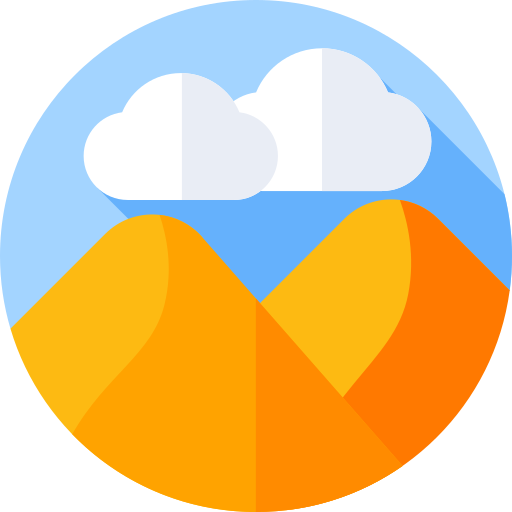 산 Flat Circular Flat icon