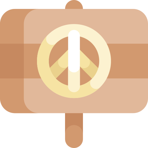 평화의 표식 Kawaii Flat icon