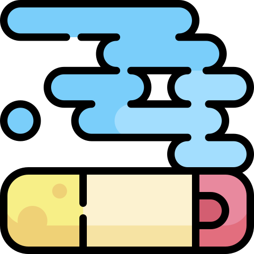 シガレット Kawaii Lineal color icon