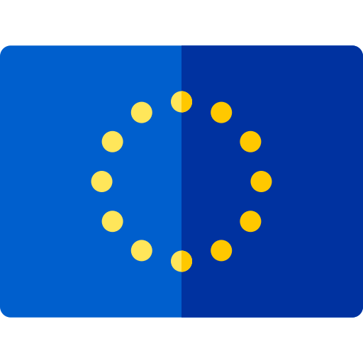 union européenne Basic Rounded Flat Icône