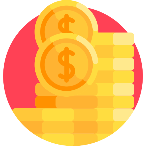 monety Detailed Flat Circular Flat ikona