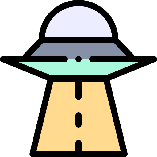 Abduction Detailed Rounded Lineal color icon