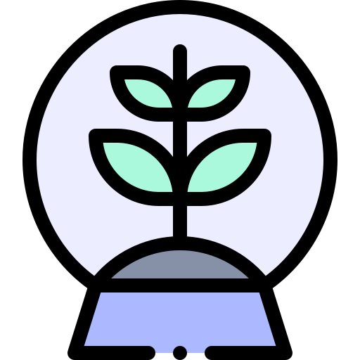 Plant Detailed Rounded Lineal color icon