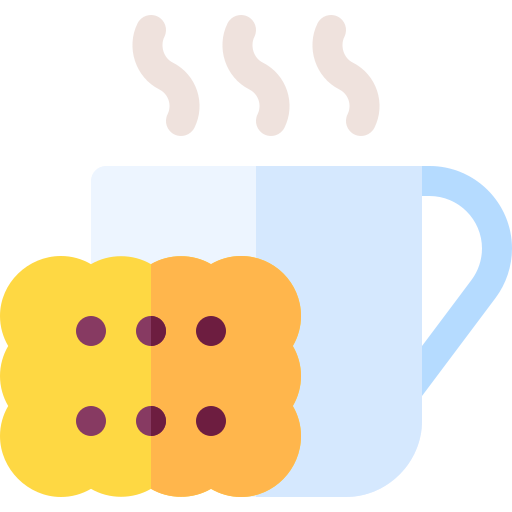 Śniadanie Basic Rounded Flat ikona