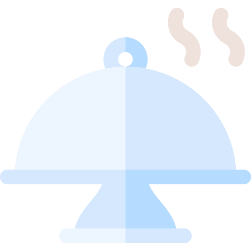 vassoio per alimenti Basic Rounded Flat icona