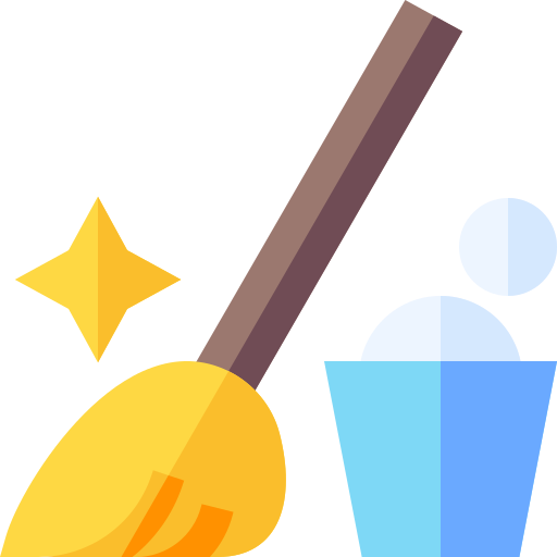 Mop Basic Straight Flat icon