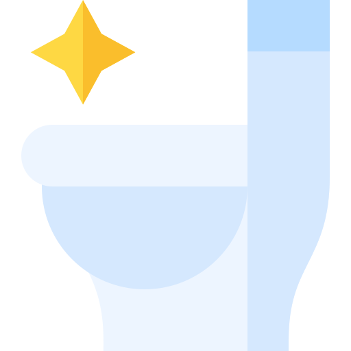 banheiro Basic Straight Flat Ícone