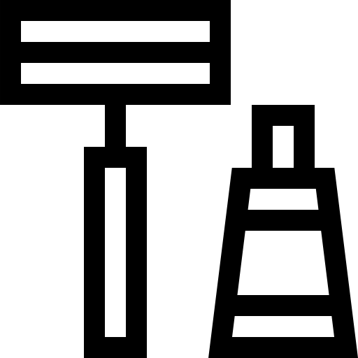 golarka Basic Straight Lineal ikona