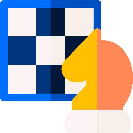 schaken Basic Rounded Flat icoon