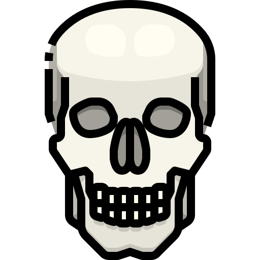 Skull Justicon Lineal Color icon