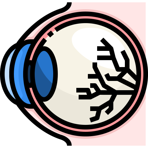 globo ocular Justicon Lineal Color icono