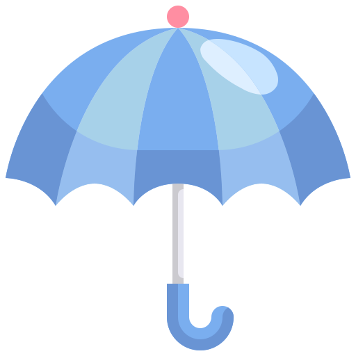 guarda-chuva Justicon Flat Ícone