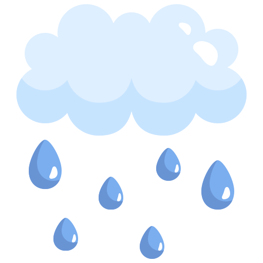 lluvioso Justicon Flat icono