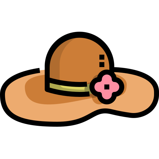 sombrero Justicon Lineal Color icono