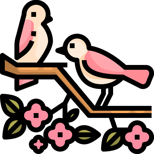 鳥 Justicon Lineal Color icon