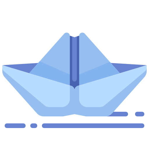 Paper boat Justicon Flat icon