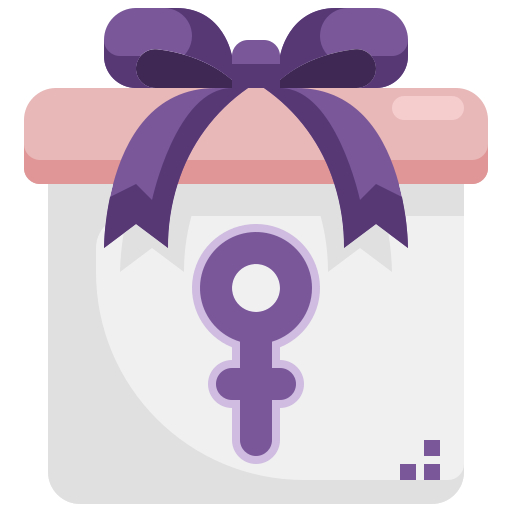 caja de regalo Justicon Flat icono