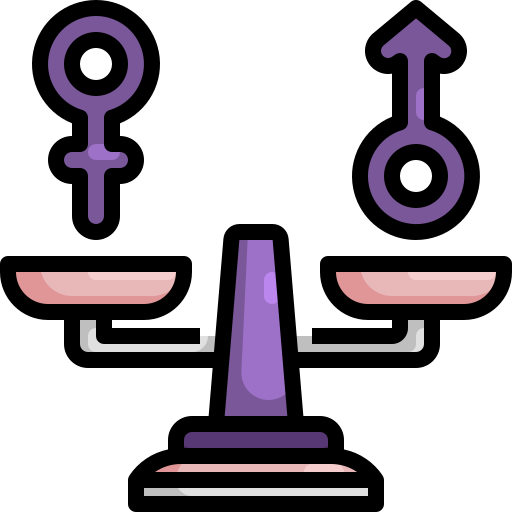 sessualità Justicon Lineal Color icona