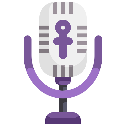 mikrofon Justicon Flat ikona