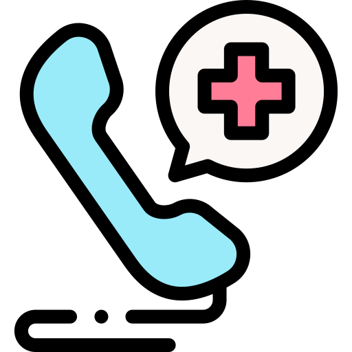 Hospital Detailed Rounded Lineal color icon