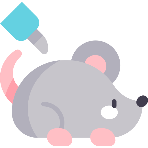myszy Kawaii Flat ikona