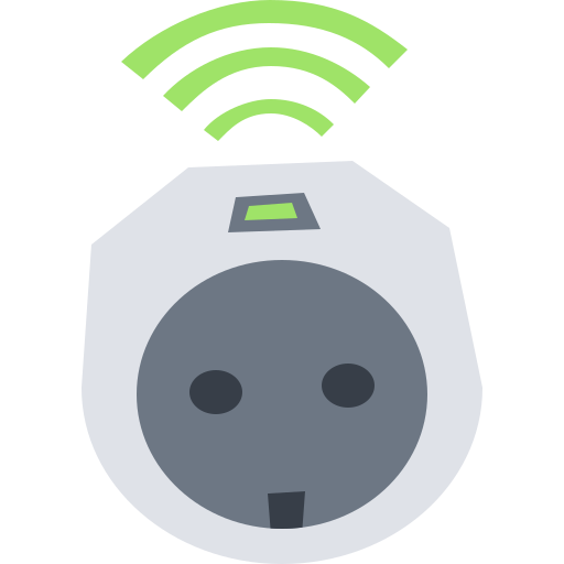 smart plug Cartoon Flat icon