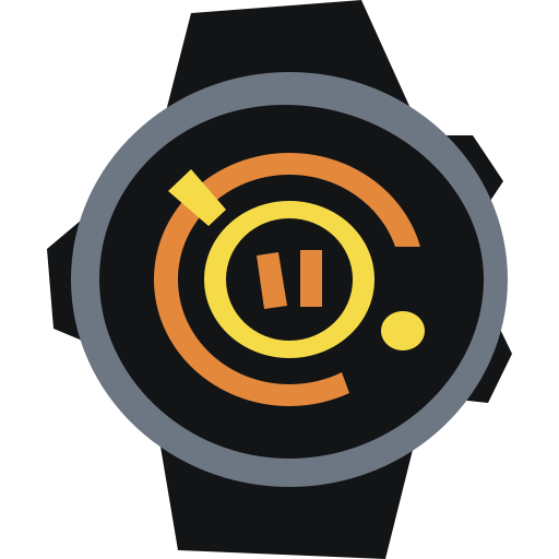 Smartwatch Cartoon Flat icon