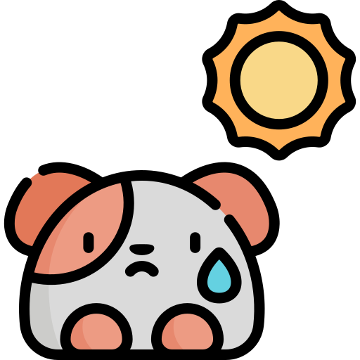 犬 Kawaii Lineal color icon