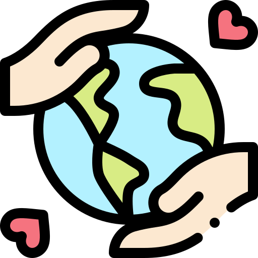 Save the world Detailed Rounded Lineal color icon